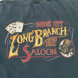 Vintage Y2K Long Branch Saloon Dodge City Kansas T-Shirt