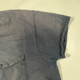 Vintage Y2K Faded Black Blank Pocket T-Shirt