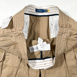 Modern Polo Ralph Lauren Classic Fit Khaki Cargo Shorts