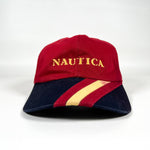 Vintage 90's Nautica Racing Stripe Hat
