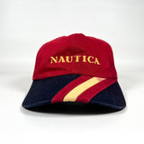 Vintage 90's Nautica Racing Stripe Hat