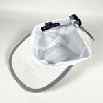 Vintage 90's Nautica White Reflective 3M Strapback Sample Hat