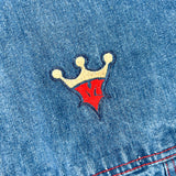 Vintage 90's Menace The Saint Baggy Denim Shorts