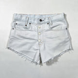 Vintage 80's Levi's White Orange Tab USA 30 Waist Cut Off Denim Shorts
