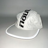 Vintage 90's Nautica White Reflective 3M Strapback Sample Hat