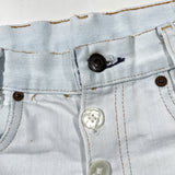 Vintage 80's Levi's White Orange Tab USA 30 Waist Cut Off Denim Shorts