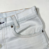 Vintage 80's Levi's White Orange Tab USA 30 Waist Cut Off Denim Shorts