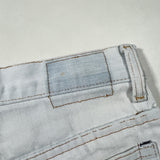 Vintage 80's Levi's White Orange Tab USA 30 Waist Cut Off Denim Shorts