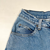 Vintage 80's Levi's 10912 Orange Tab Cutoff Capri Denim Shorts