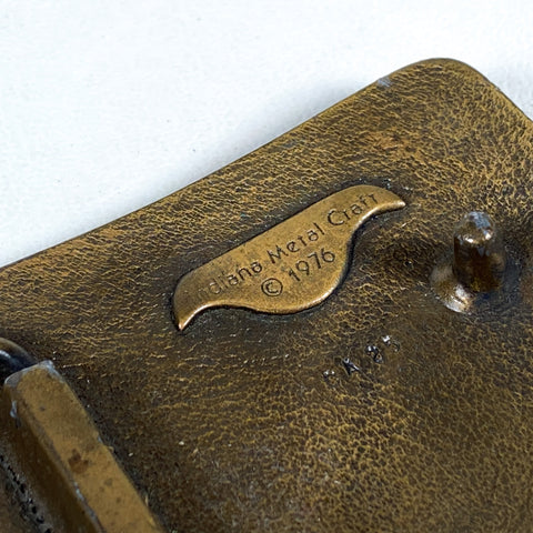 Accessories, Vintage Solid Brass Eagle Belt Buckle