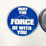 Vintage 1977 Star Wars May The Force Be With You Button