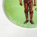 Vintage 1977 C-3PO Star Wars Yoda Button