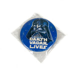 Vintage 1977 Star Wars Darth Vader Lives Button