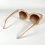Vintage Y2K Oversized Peach Translucent UV400 Gradient Sunglasses