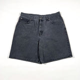 Vintage 90's Britannia Black Denim Jean Shorts