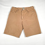 Vintage 90's Guess USA Tan Denim Shorts