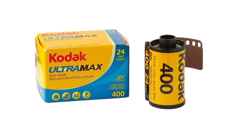 Kodak UltraMax 400 ISO 36 Exposure Color Negative 35mm Film