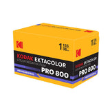 Kodak Ektacolor Pro 400 film packaging on a white background