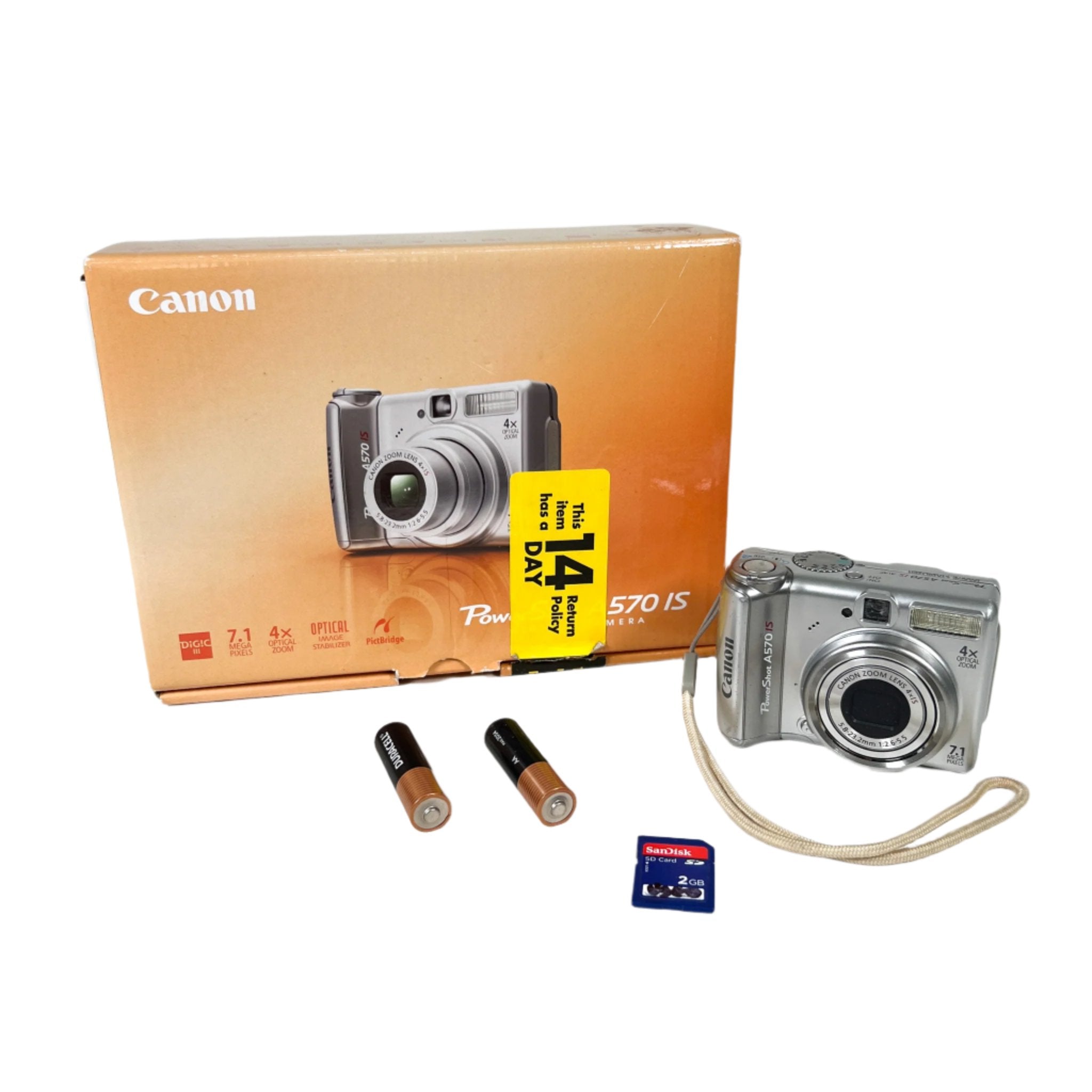 Canon PowerShot A570 IS 2台セット Amazon.com : Canon PowerShot A570IS 7.1MP Digital Camera
