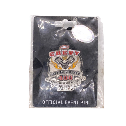 Modern 2007 Chevy Rock & Roll 400 Richmond NASCAR Enamel Pin 