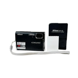 Modern 2007 Nikon Coolpix S51 8.1MP Point & Shoot Digital Camera