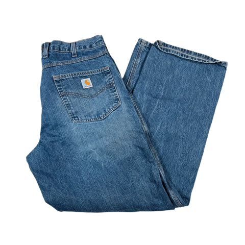 Modern 2008 Carhartt Loose Fit Straight Leg Denim Jeans