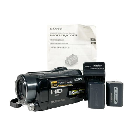 Modern 2008 Sony HDR-SR12 HD Handycam Camcorder