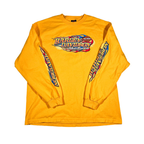 Modern 2013 Harley-Davidson Smoky Mountain Flames Long Sleeve T-Shirt