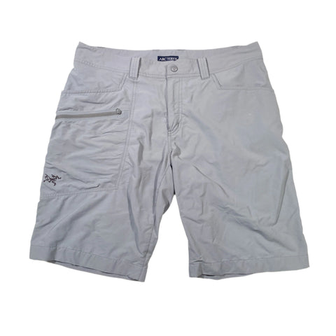 Modern 2014 Arc'teryx Perimeter 36 Gray Technical Hiking Shorts
