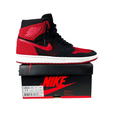 Modern 2017 Air Jordan 1 Retro High Flyknit “Bred” OG Size 11 Shoes