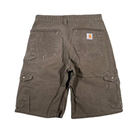 Modern 2017 Carhartt Brown Ripstop Workwear Cargo Shorts