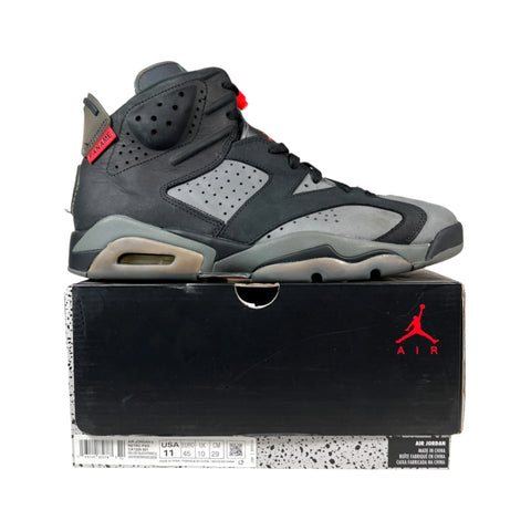 Modern 2019 Air Jordan 6 Retro PSG Iron Grey Black Infrared 23 Size 11 Shoes