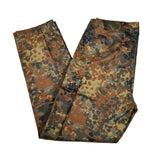 Camouflage pants on a white background