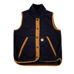 Modern Y2K Carhartt Sherpa Fleece Snap Vest