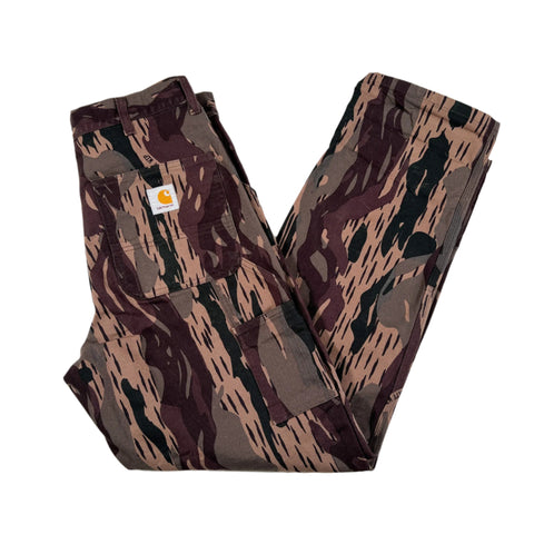 Modern Y2K Carhartt WIP Camo Double Knee Carpenter Pants