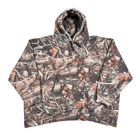 Modern Y2K Red Head Advantage Camo Hoodie Sweatshirt