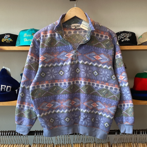 vintage 90's Alfred Dunner Aztec Fleece Sweatshirt