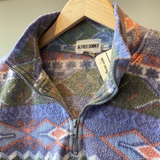 Vintage 90's Alfred Dunner Aztec Fleece Sweatshirt