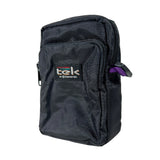 Black tactical pouch with 'tek' logo on a white background