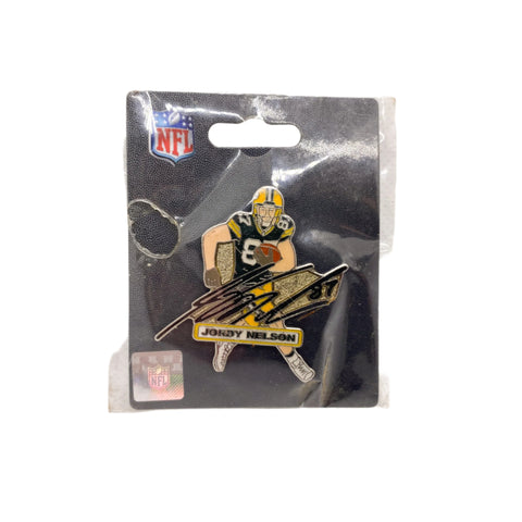 Vinage Y2K NFL Jordy Nelson Green Bay Packers #87 Signature Enamel Pin