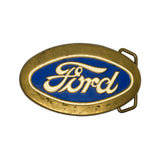 Ford logo belt buckle on a white background
