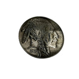 Vintage 1979 Native American Buffalo Nickel Belt Buckle