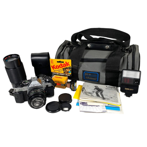 Vintage 1981 Canon AE-1 Program 35mm Film SLR Camera