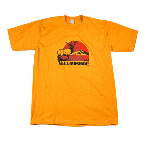 Vintage 1981 Yellowstone Park Buck Souvenir T-Shirt