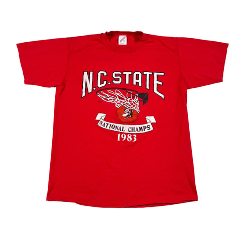 Vintage 1983 NC State National Champs Wolfpack T-Shirt