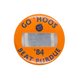 Vintage 1984 Go 'Hoos Beat Purdue UVA Peach Bowl Football Button