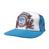 Trucker hat with vintage design on a white background