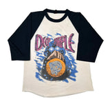 Baseball shirt with 'Deep Purple' logo on a white background