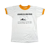Vintage 1986 Reading Is a Gold Mine Ringer T-Shirt