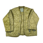 Vintage 1987 Military Field Coat Quilted Liner